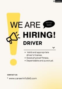 Driving job Abu Dhabi