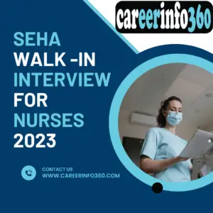 Seha Walk In Interview For Nurses 2023 Apply Now