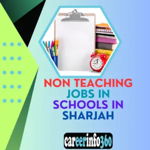 Non Teaching Jobs In Schools In Sharjah