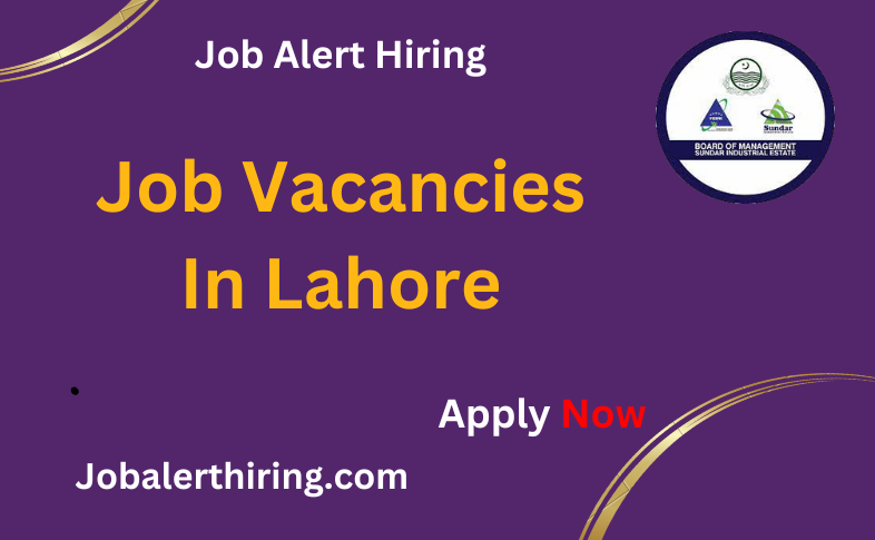 Job Vacancies In Lahore